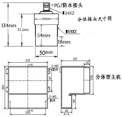 分體式超聲波液位計(圖（tú）2)